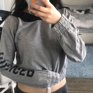 Tommy Hilfiger urban outfitters cropped hoodie
